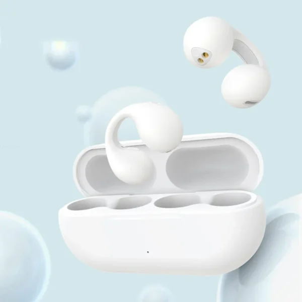 2023 NEW Gifts Bone Conduction Earphone V5.2 Ear Clip on Ear Earring Wireless Headphones Sports Headsets Ear Hook with Mic