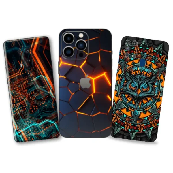 3D Relief Embossed Mobile Back Cover Raw Material For Smartphone Mobile Skin Sticker Film - Image 2