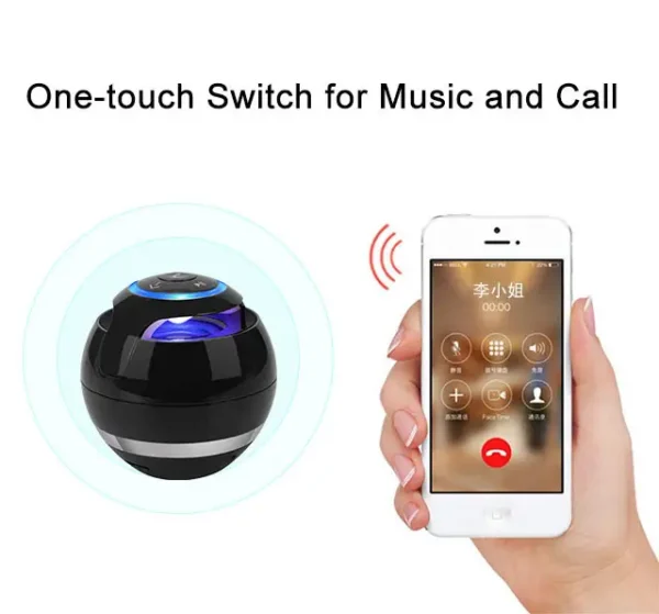 A18 Hot Factory Price LED Mini Bass Portable Wireless Bt Speaker With FM Radio Speaker 2022 - Image 2