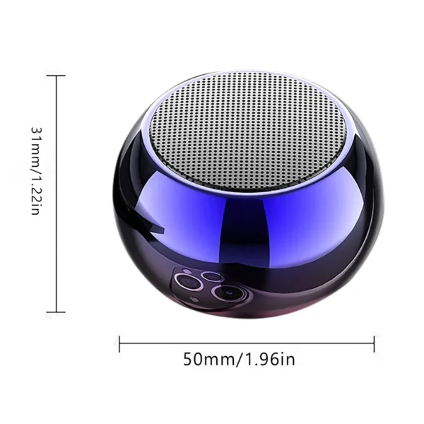 Amazon hot selling M3 mini Gradient home Theater super bass sound Speaker Wireless BT Plating Colorful Portable small Speakers - Image 2
