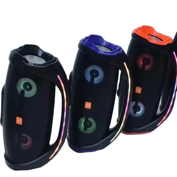 Amazon hot selling portable BT speaker j-bl Boombox 2 stereo wireless subwoofer waterproof bamboo speaker with RGB LED light