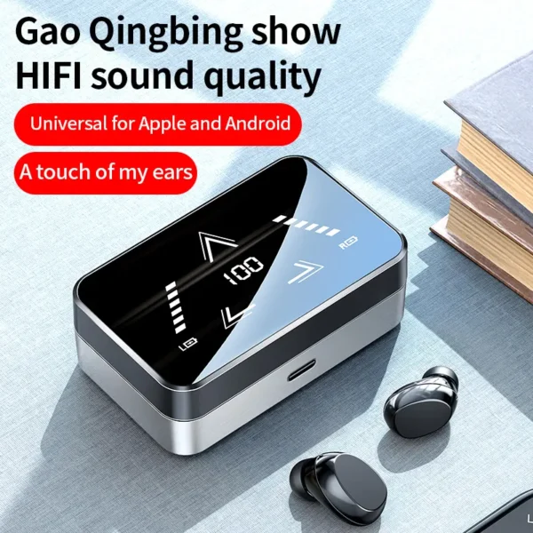 Ear Buds BT V5.0 USB TYPE-C TWS-BH315 Earbuds Wireless LED 3500mah portable source Draadloze Koptelefoon Earphones Headphones