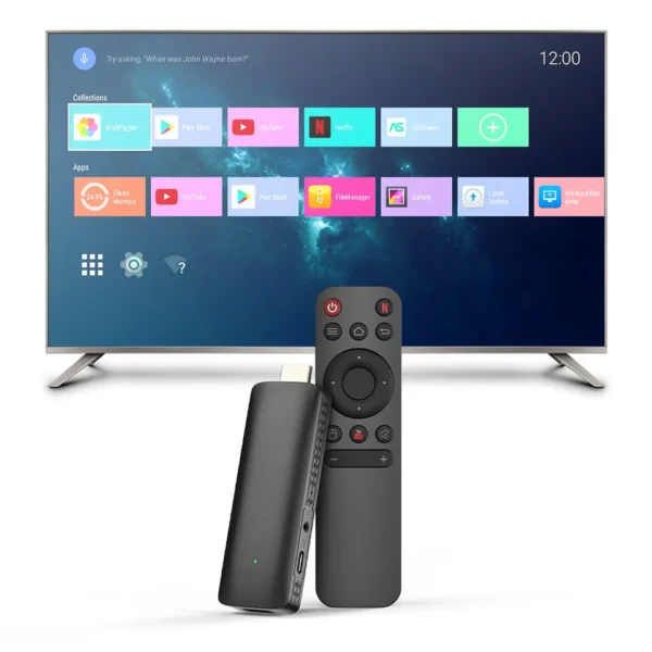 Elebao D6 Android TV Stick H313 Type-C HDMI 4K UHD 2.4/5.8G WiFi Android 10 H.265 Smart Sticks Android TV Stick - Image 2