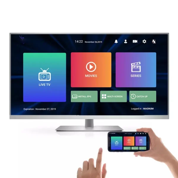 Expedited Delivery Free Test M3u Iptv Subscription 12 Months Iptv for Smart TV