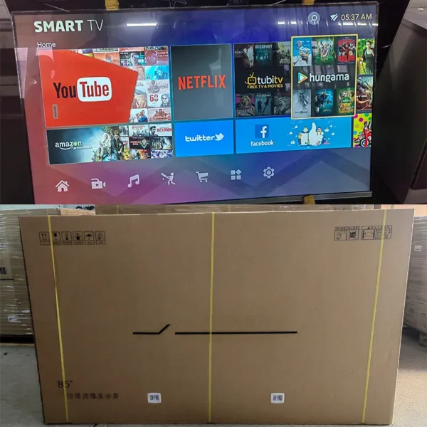 75/85/100 Inch Lcd Led Portable Multimedia Mini Televisions Digital Hd Explosion-proof Android Touch Screen Smart Tv - Image 2