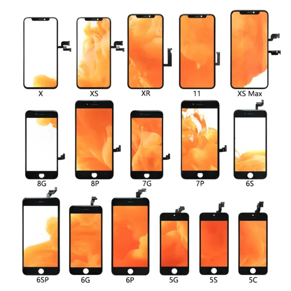 For iphone lcd display replacement soft touch screen digitizer for iPhone lcd 6s 7 8 plus X 11 Pro XS Max Mobile Phone LCDs - Image 2