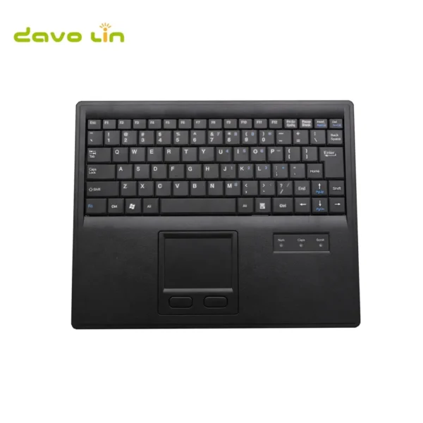 Laptop Plastic Computer Keyboard With Touchpad Industrial Kiosk Touch pad Keypad