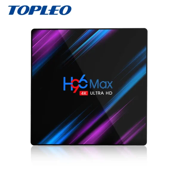 Latest design H96 max 2GB 4GB ram 16GB 32GB 64GB ROM RK3318 digital tv receiver android 9.0 iptv set top box - Image 2