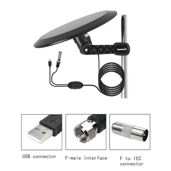 Long Range New Selling Hd antennas tv antena aerial hdtv Digital TV Antenna for indoor outdoor free channels - Image 2