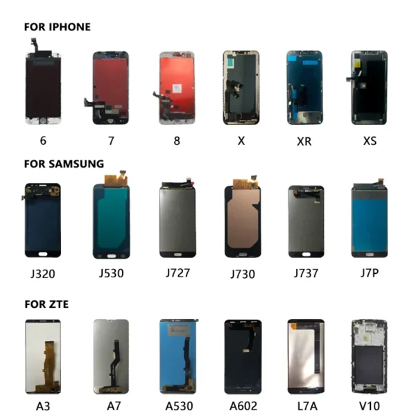 Mobile Phone LCD Factory wholesale different models Digitizer Parts mobile lcd screen monitors Mobile Phone LCDs Touch Display - Image 2