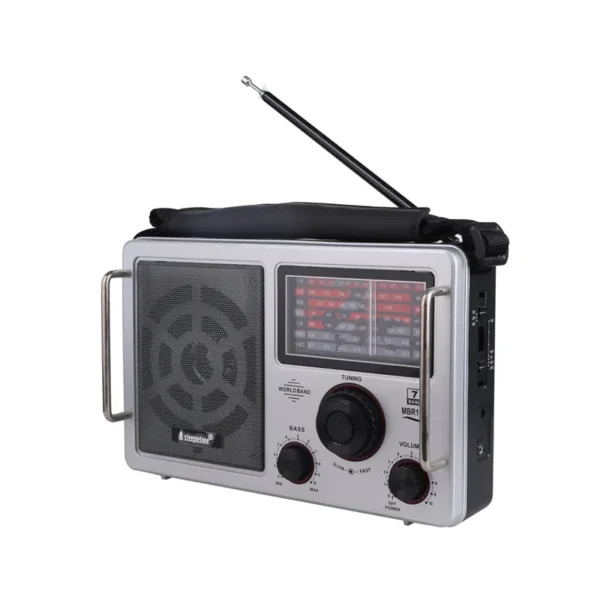 Multiband AM FM SW1-2 LW AIR 12 band radio portable world receiver radio with volume control - Image 2