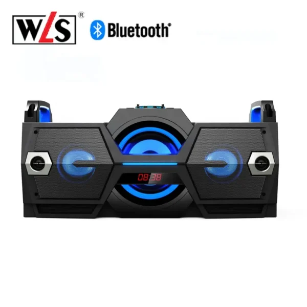 Portable 2022 new high quality bluetooth boombox 40W BT/AUX/USB portable led light bluetooths speaker