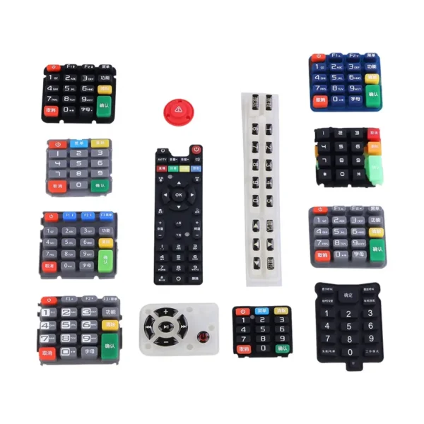 Soft Good Touch Mobile Phone Keypad Made from 100% Silicone Rubber