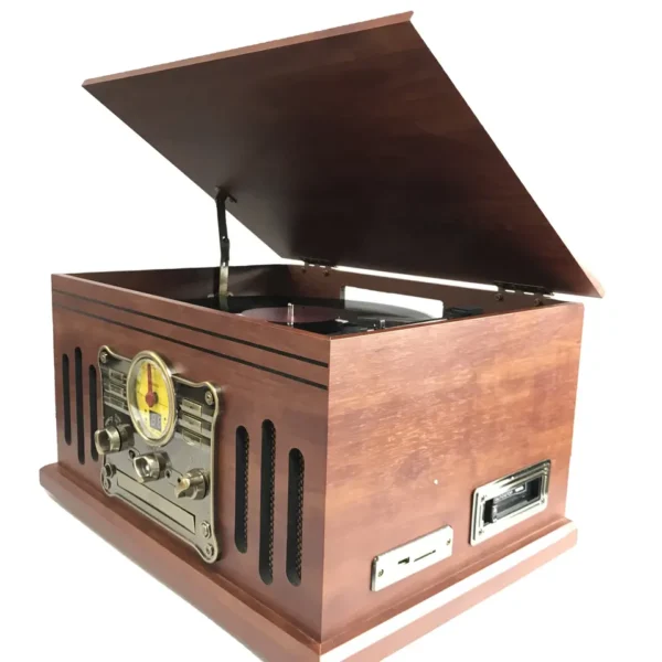Turntables USB SD with CD wireless player Vinyl Gramophone Player Cassette recorder fm radio