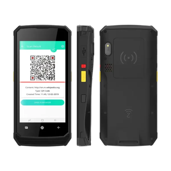 UNIWA M580 Hot-swap Power Android Barcode Scanner Rugged Handheld PDA 4G LTE Mobile Phone NFC PDAS - Image 2