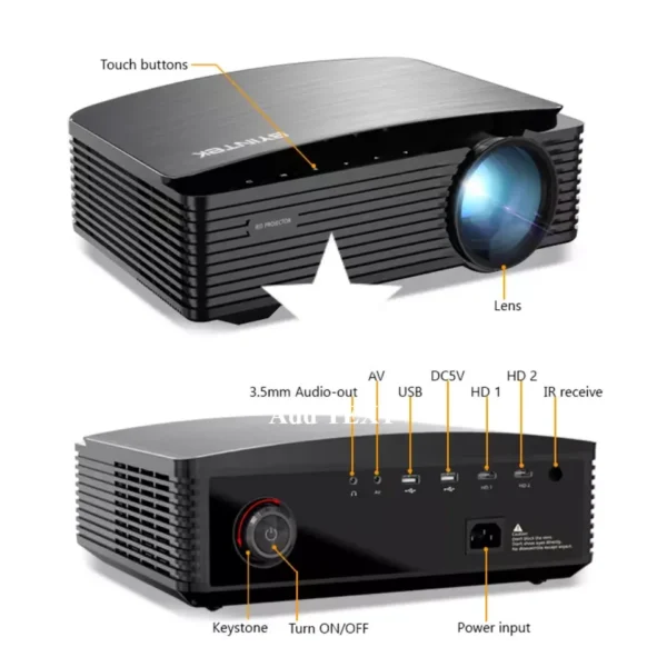 BYINTEK K25 Smart WIFI 3D LCD Video Full HD 1080P LED Home Theater Projector 4K Proyector (40USD More for Android) - Image 2