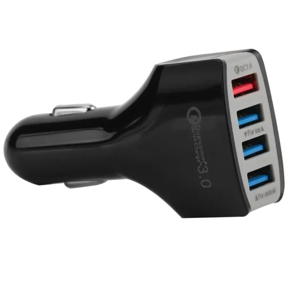 4 Port USB Car Charger Fast Charging Universal Mobile Phone USB Car Adapter Charger 2021