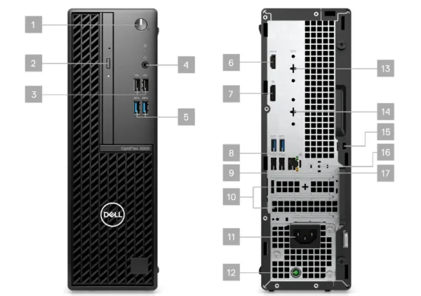 Cheap Price High Quality Dells OptiPlex 3000 Micro Computer Desktop i3 Desktop Computer - Image 2