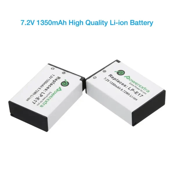 Digital Camera Battery Lpe17 Lp-e17 For Canon EOS Rebel T6i T6s T7i 750D 760D 8000D Kiss X8i 800D 77D 200D EOS SL2 EOS M3 M5 M6