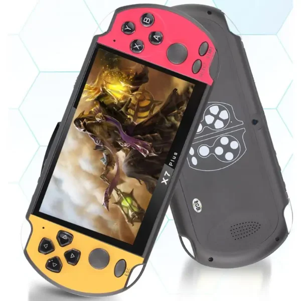 Factory Direct Sell 5 Colors X7 PLus 5.1inch Portable Retro Video Game Console Handheld Game Player - Image 2