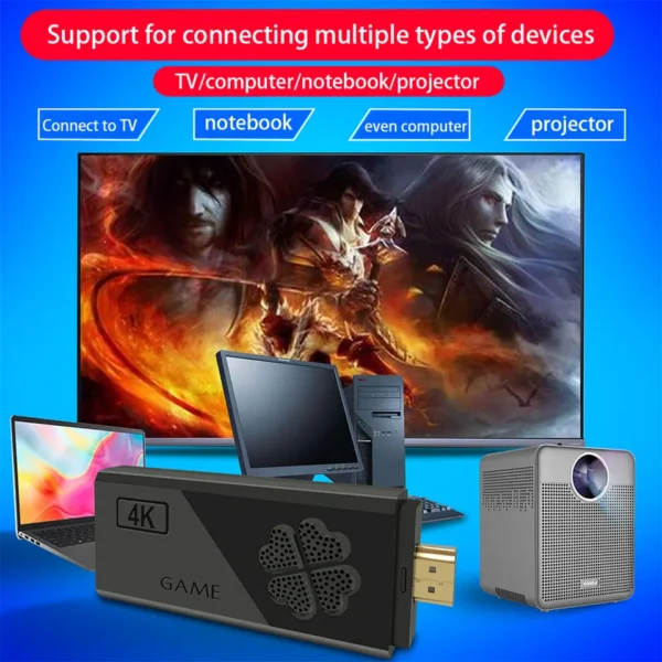 Topleo Video Game Console classic retro portable HD 3500 10000 games console mini 4k game stick