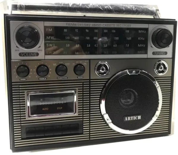 HAMSON Home Used cassette recorder with FM/AM/SW Radio and USB/SD function