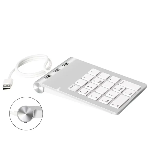 in stock manufacturers computer laptop mini keyboard usb2.0 key pad numeric keypad - Image 2