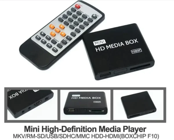 New 1080P Full HD Media Player Support SD Card USB Disk PPT Mp3 MP4 Video Advertising Player AD HDD Multimedia Players - Image 2