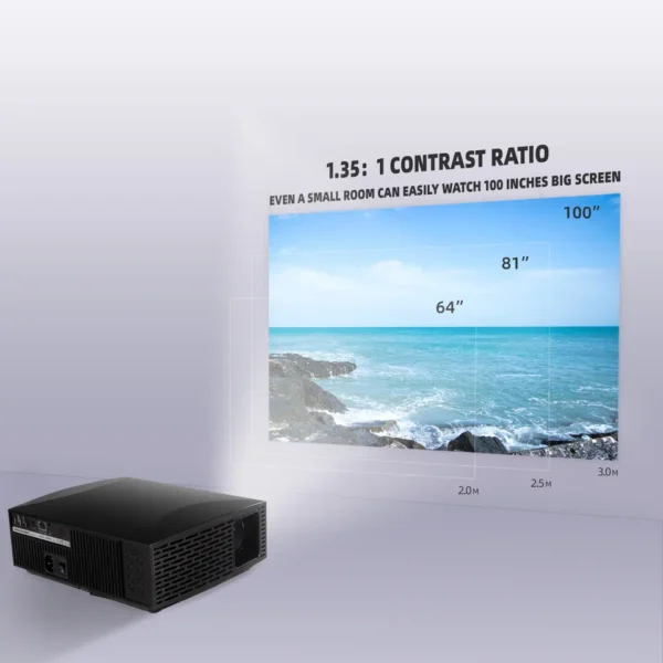microcast android/iOS phone F30UP connect Wifi smart stereo speaker LED lamp projector - Image 2