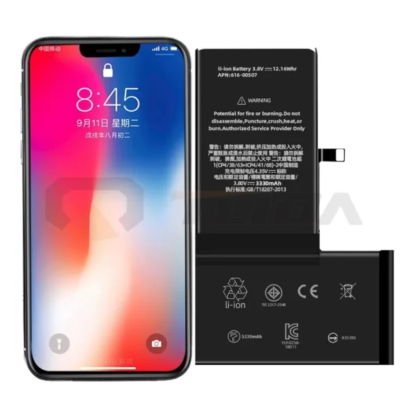 Mobile Phone factory replacement batteries x xs 11 12 13 mini pro max for iphone xs max battery original