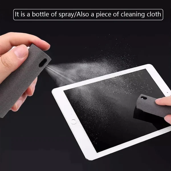 New product 2023 Cell Phone Display Touch Screen Mist Cleaner Portable LCD Screen Cleaner Spray Phone Microfiber Screen Cleaner - Image 2