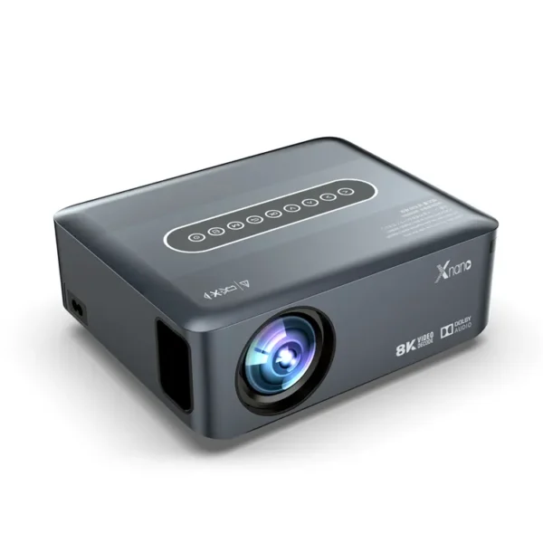 2022 New X1 4K Smart Projector Quad Core Android 9.0 5G WIFI LED 8K Video Full HD 1080P LED Home Theater Projector 4K Projectors - Image 2