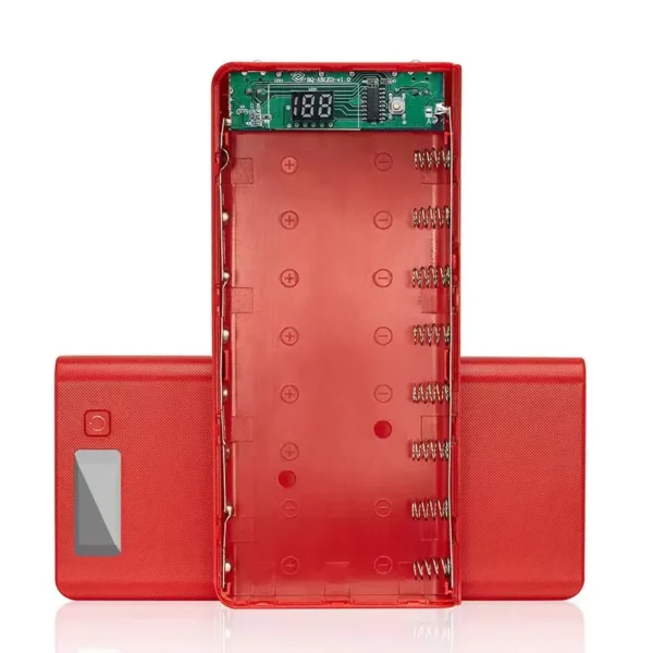 18650 Power Bank Battery Box Mobile Phone Charger DIY Shell Case 5V Dual USB 8*18650 poverbank Charging Box