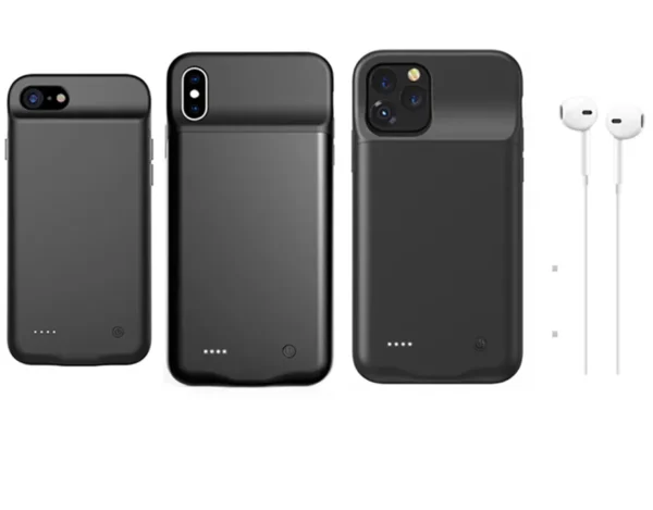 Rechargeable Extended Battery Charger Case High Capacity TPU Silicone Battery Case for iPhone 11 - Image 2