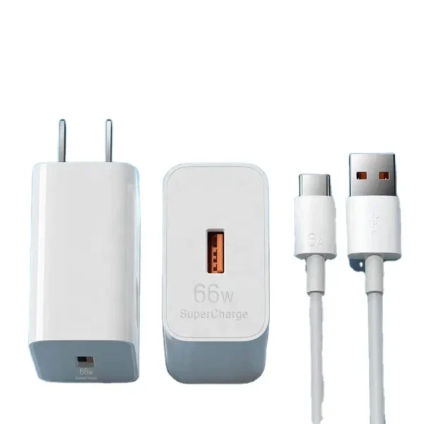 66W super fast charging certified super fast charging head single port suitable forseries mobile phone charging head