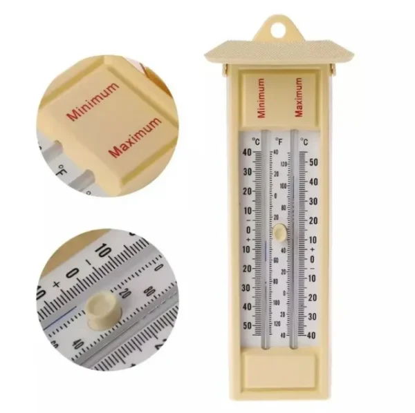 -40 to 50degreeC / -40 to 120degrenF Maximum & Minimum Thermometer Poultry Farming Hydroponic System Indoor Outdoor Garden Greenhouse Wall Temperature Monitor - Image 2