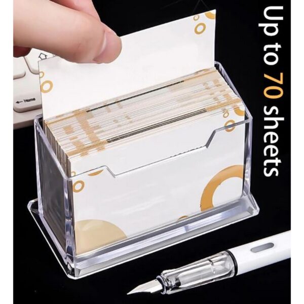Visiting Card Holder for table Transparent