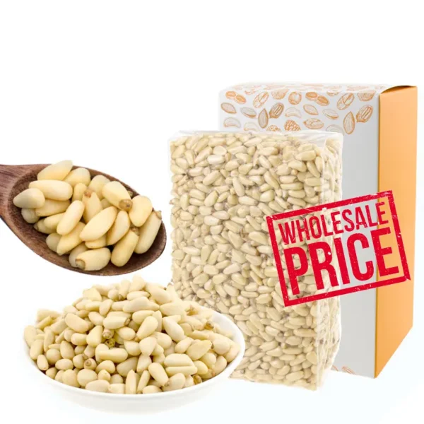 500 g 1 2 kg bag pack 20 kg bulk bucket Whole natural organic Raw Pine nuts kernels for Baking Pesto Salads Roasting snack