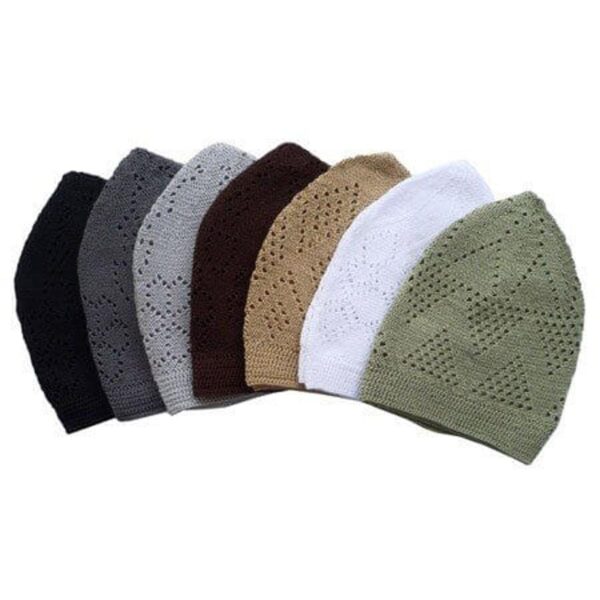 Turkish Namaz Topi Or Prayer Cap Available in Seven Different Colors