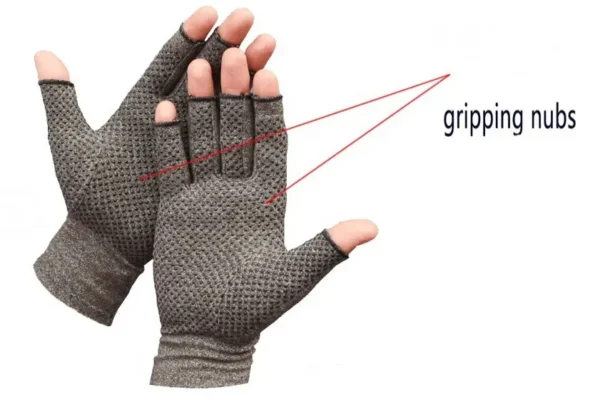 Arthritis Compression Gloves Relieve Pain from Rheumatoid,Carpal Tunnel Hand Gloves Fingerless for Computer Typing and Dailywork - Image 2