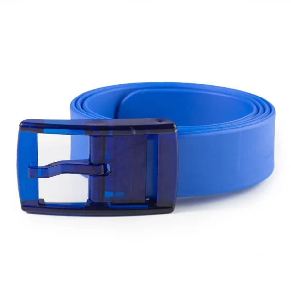 Eco-Friendly TPE&TPR Material Belt Unisex Colorful Plastic Pin Buckle Silicone Waist Belt For Men Women