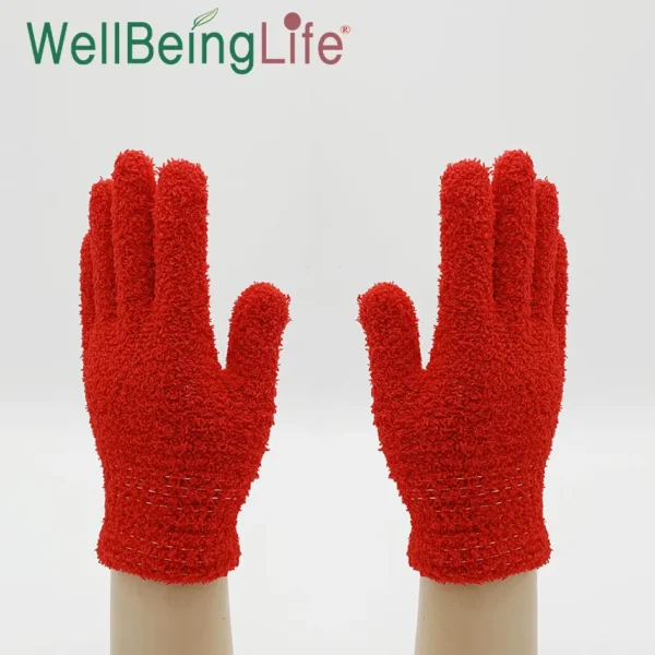 Fashionable Women's Girls' Mink Feather Yarn Knitting Soft and Warm Winter Hand - Image 2