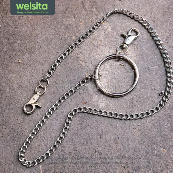 Female Detachable Single layer Pants Hanging Chain Decoration Punk Belt Trousers Chain INS Metal Accessories Hip-hop Pants Chain - Image 2