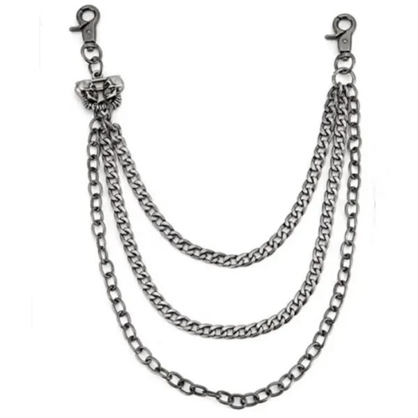 Female Detachable Single layer Pants Hanging Chain Decoration Punk Belt Trousers Chain INS Metal Accessories Hip-hop Pants Chain