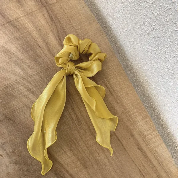 Scrunchies For Women Elastic Hair Ties Bands INS Hot Fashion Korean Colorful Head Accessories - Image 2
