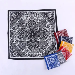 Stock Custom Bandanas Mens Women Ethnique Bandanas Ethnic Bandanas
