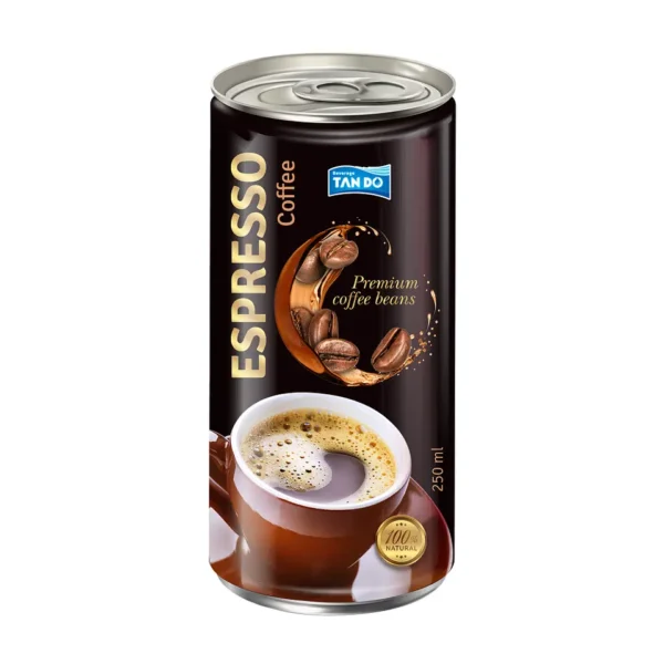 Vietnam Cold Coffee Drinks 250ml Ready-to-Drink Aluminium Cans Free Label Design and Samples - Image 2