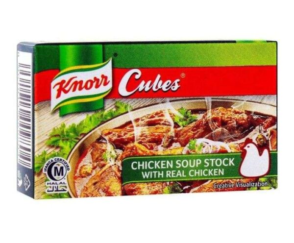 Cubes Chicken Soup Stock with Real Chicken Pack of 1Box